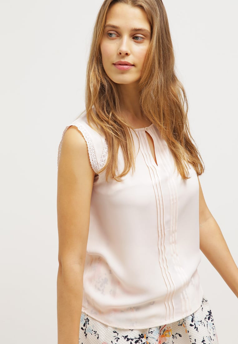 Mint berry top soft pink rose